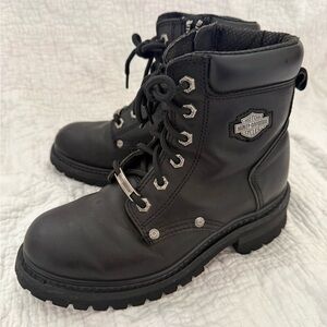 Harley Davidson Shawnee Leather Motorcycle Boots